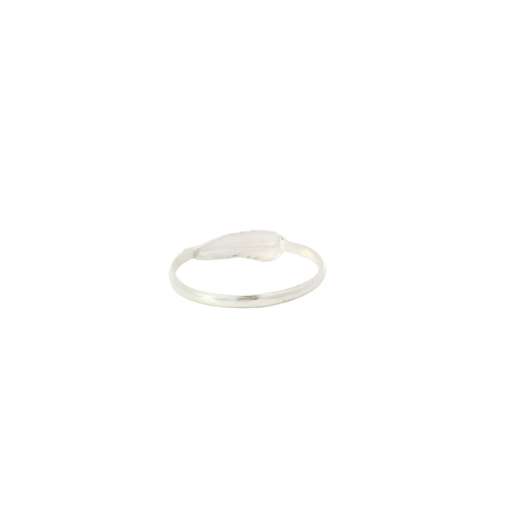 Sterling Silver feather ring