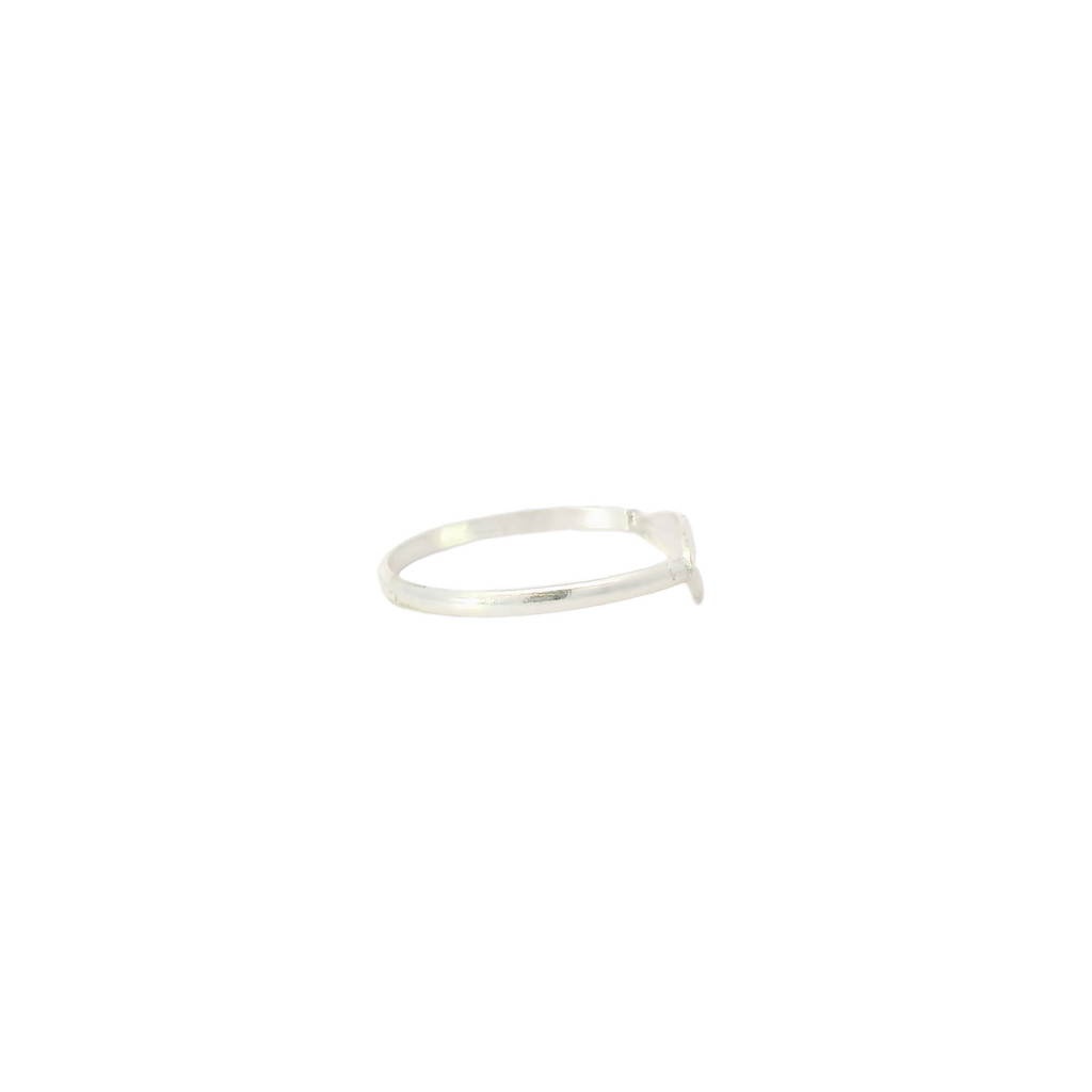 Sterling Silver feather ring