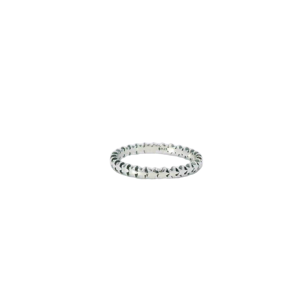Sterling silver star ring