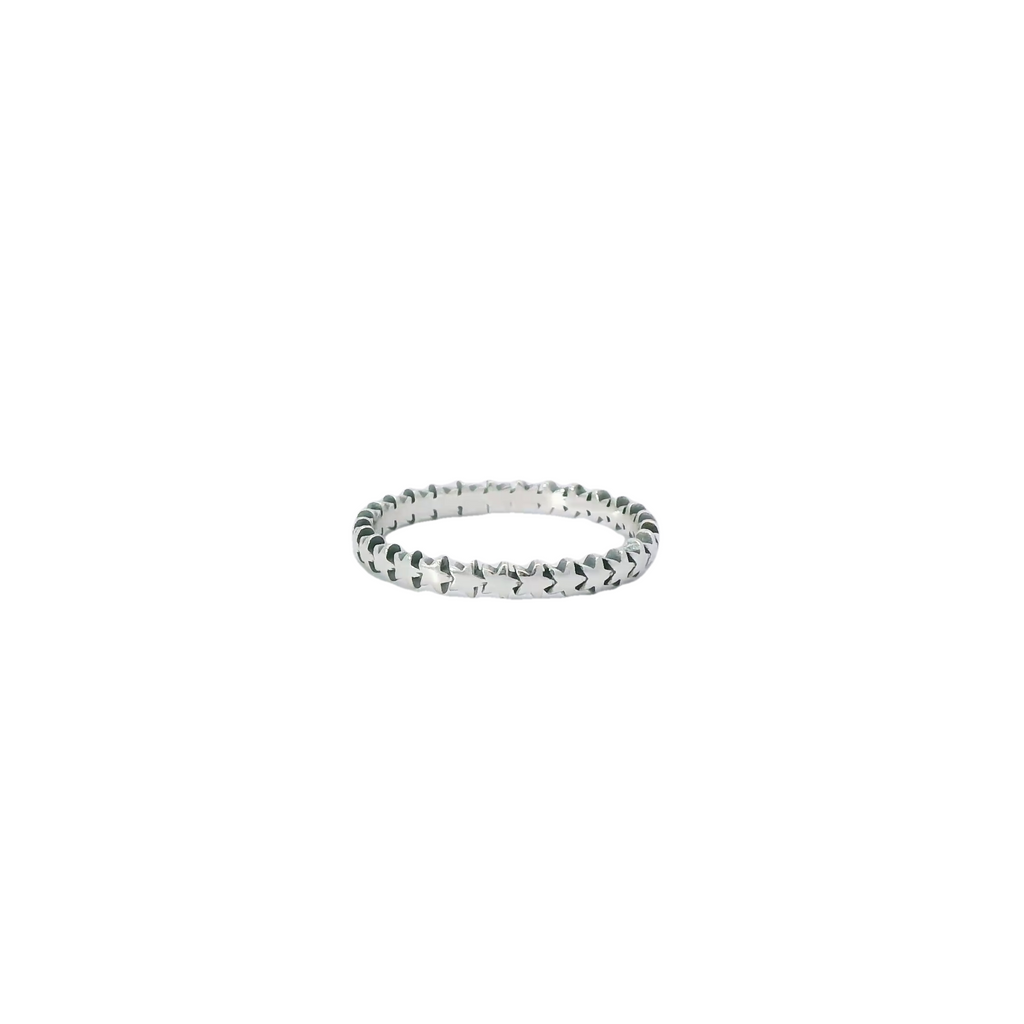 Sterling silver star ring