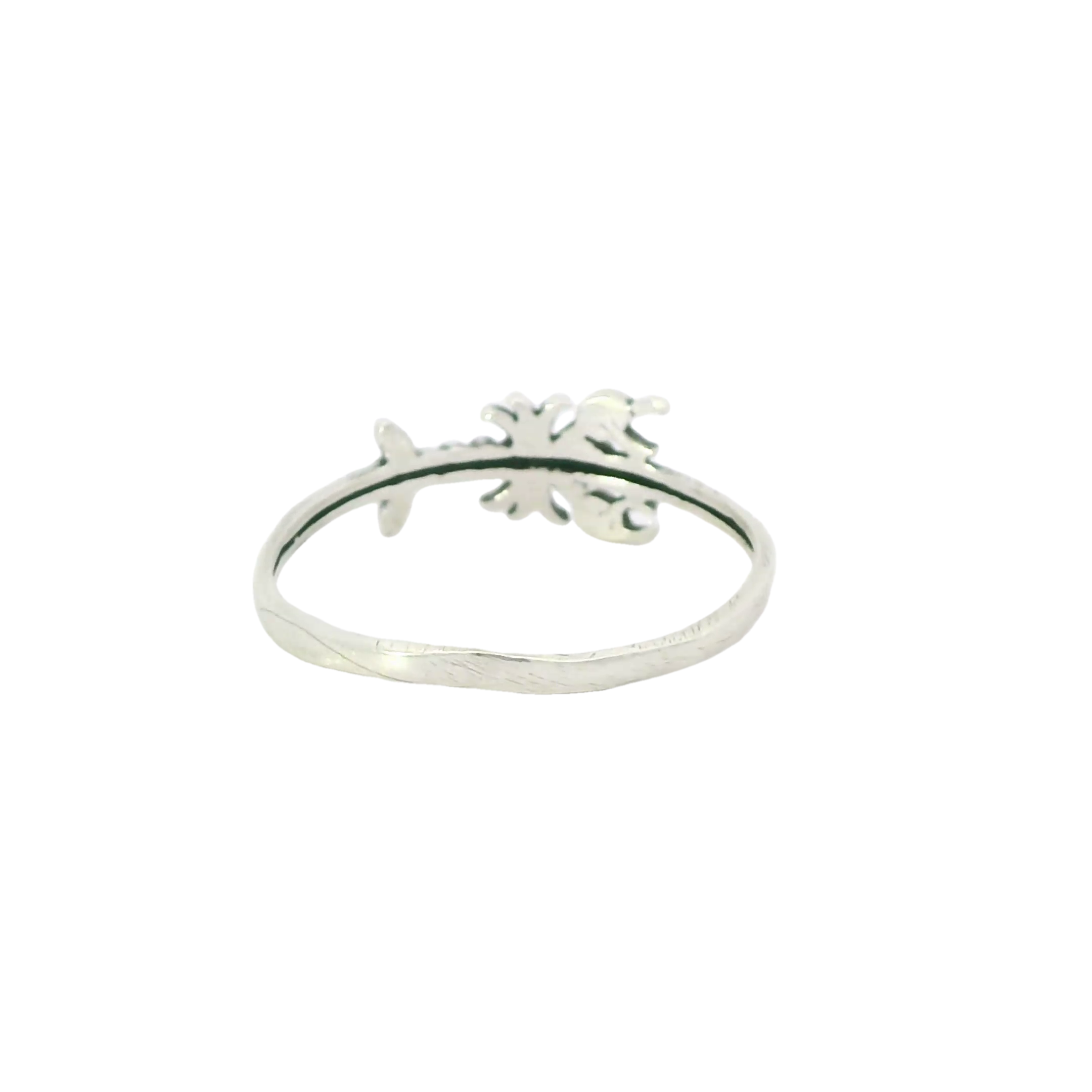 Sterling silver lobster ring