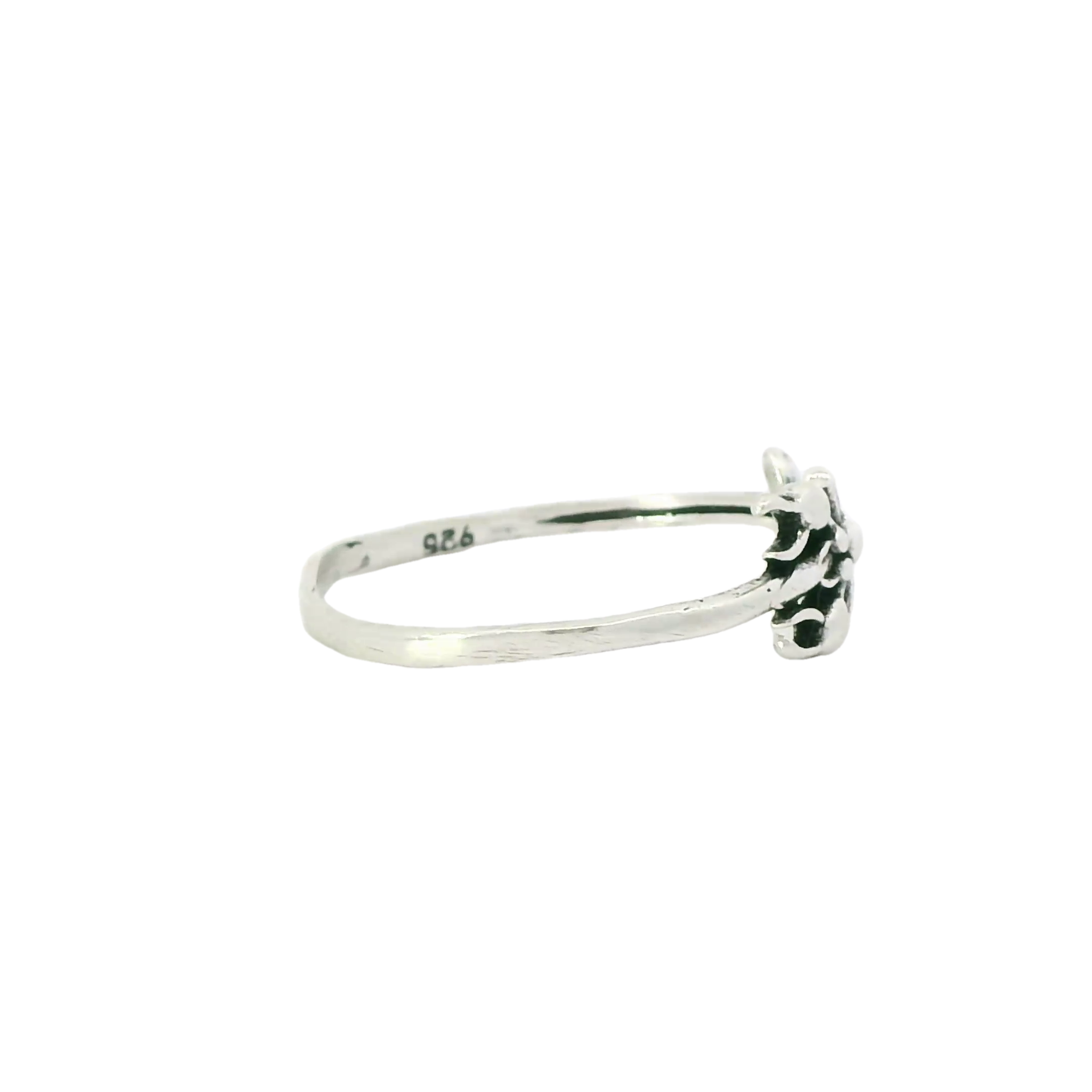 Sterling silver lobster ring