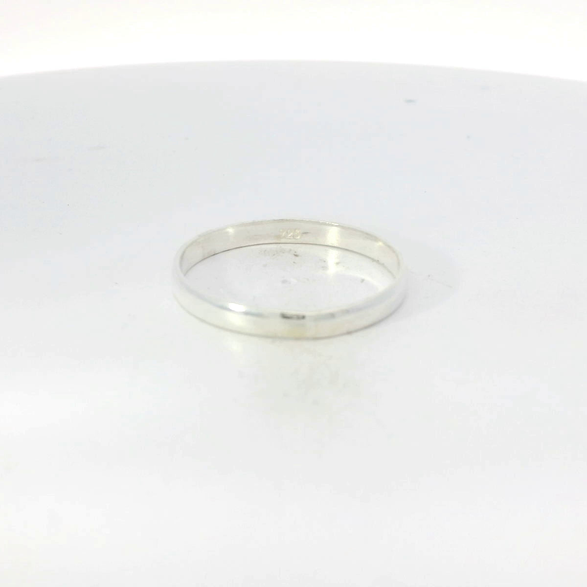 Sterling silver wedding band ring
