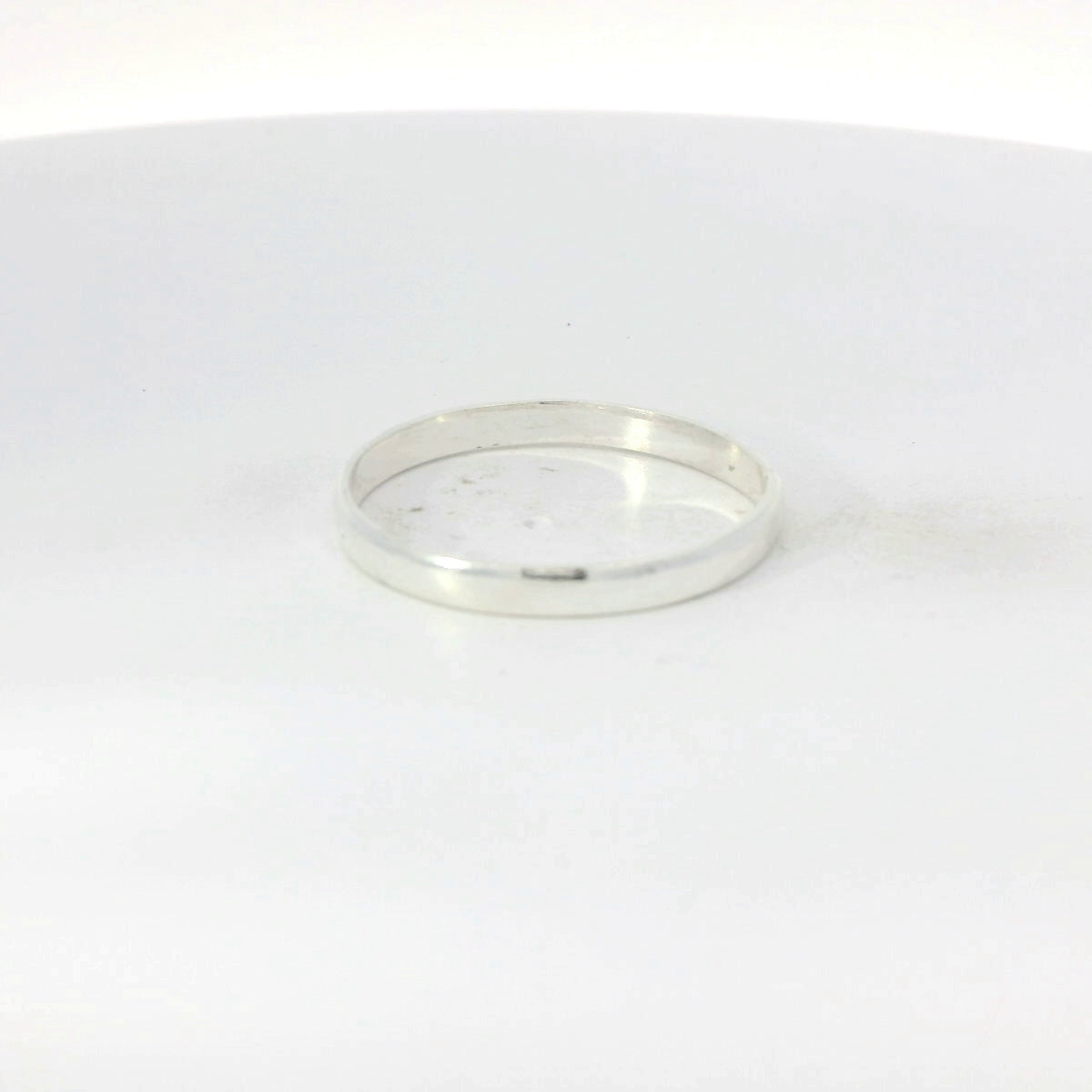 Sterling silver wedding band ring