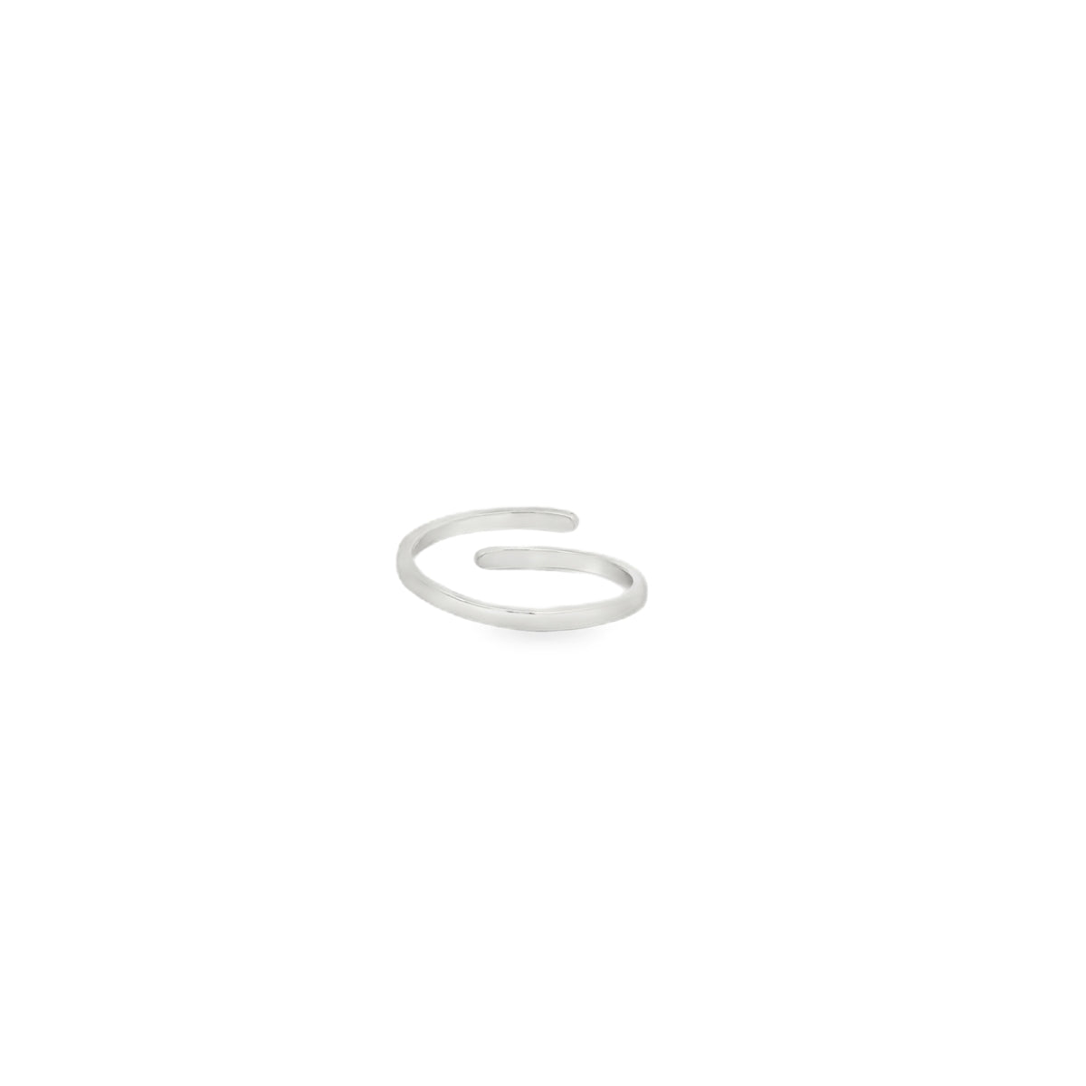 ADJUSTABLE STERLING SILVER FAITH OVER FEAR RING