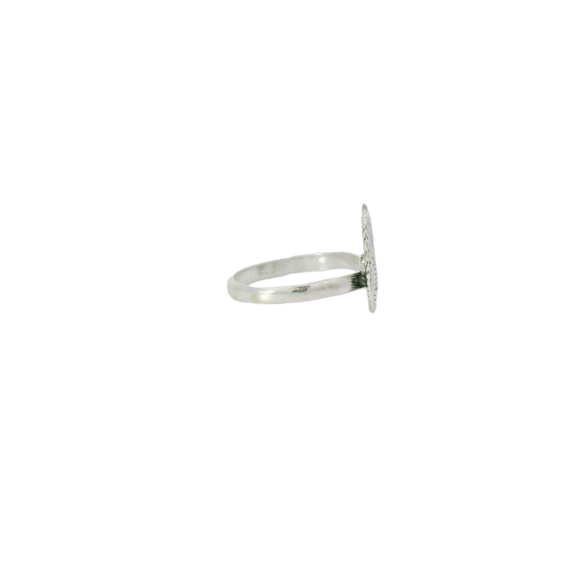 Sterling silver angel wings ring