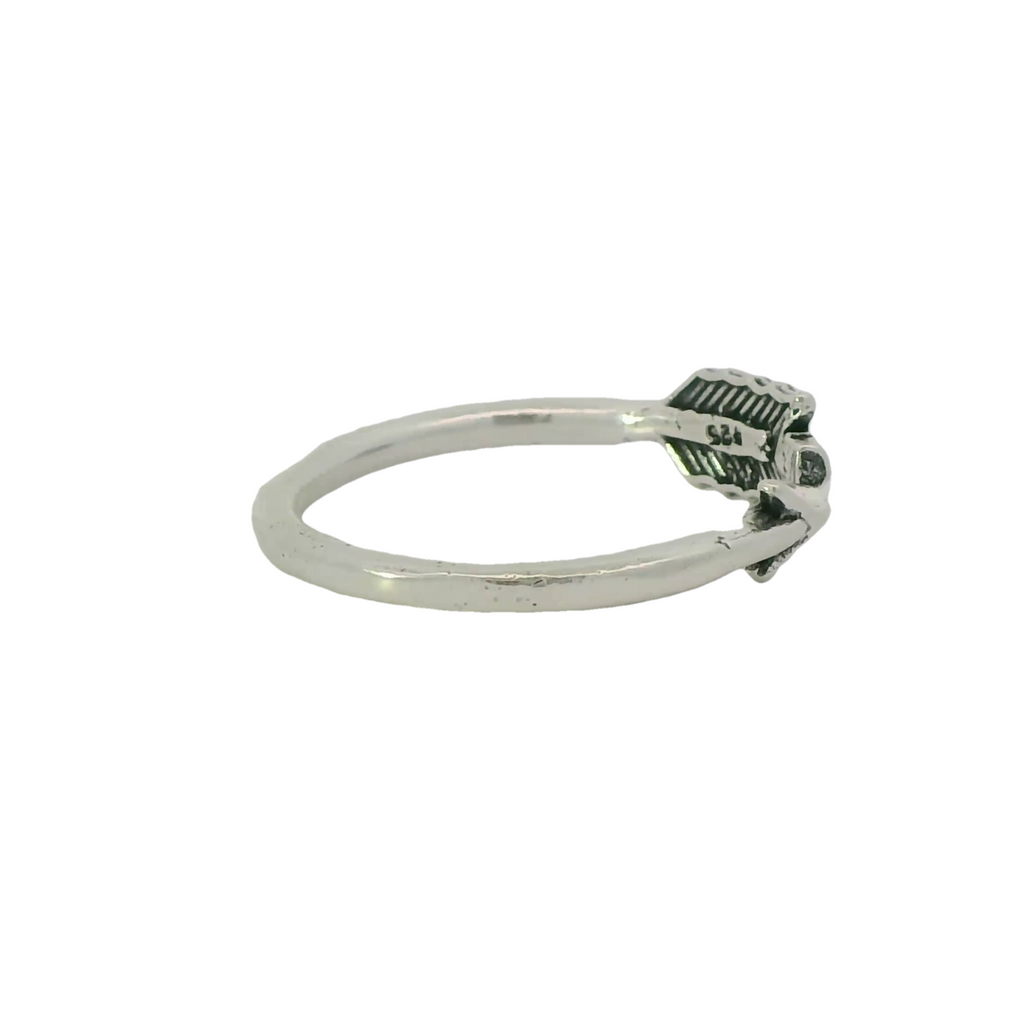 Sterling silver arrow ring