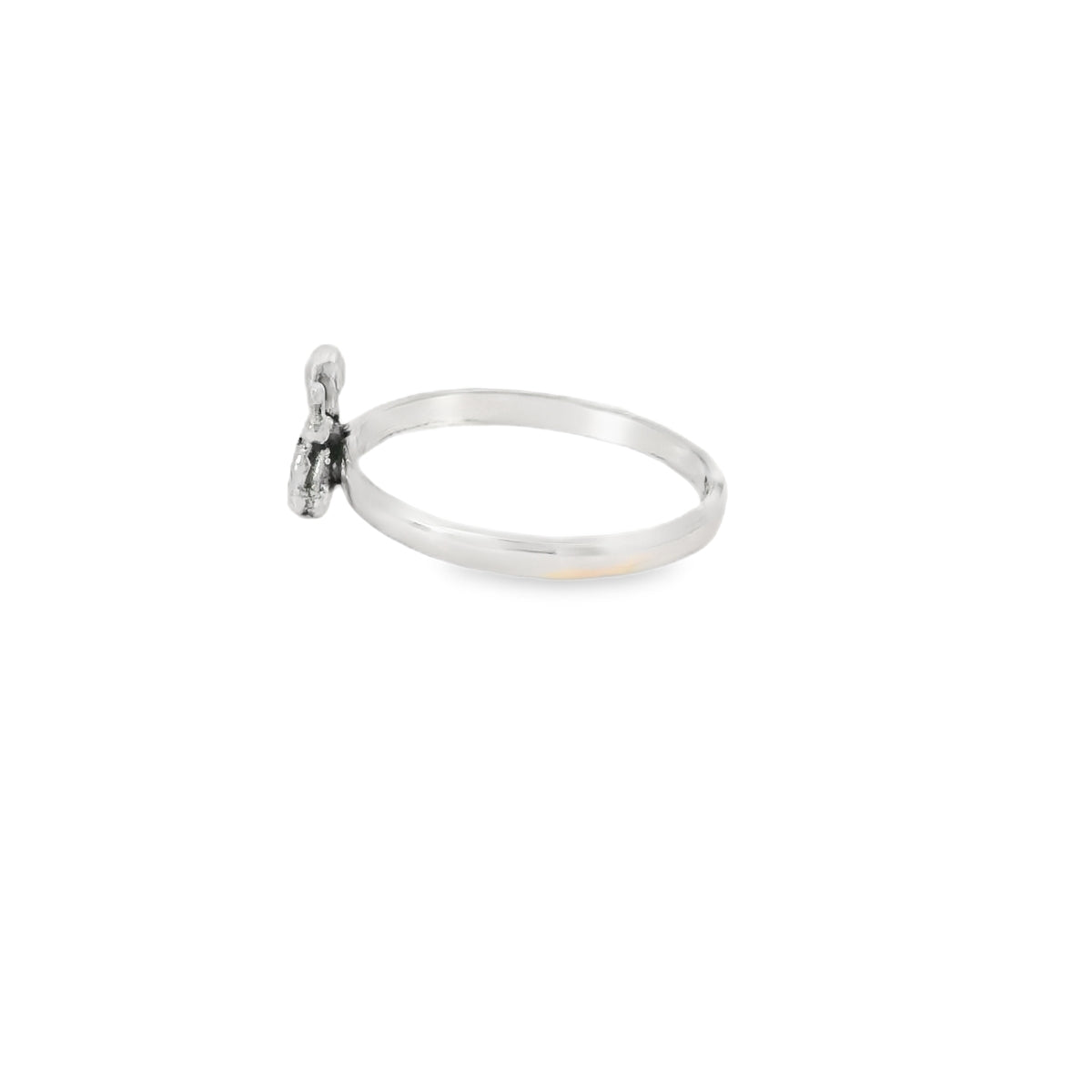 Sterling silver balloon dog ring