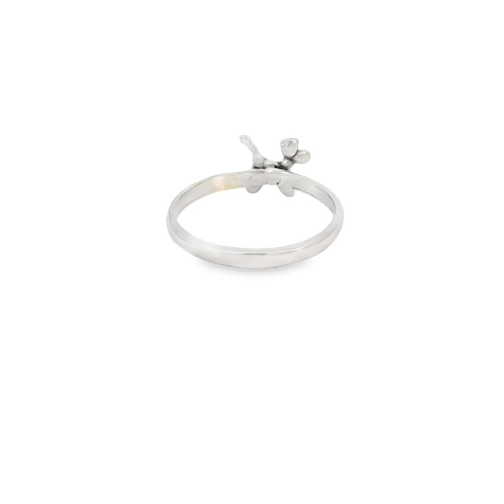 Sterling silver balloon dog ring