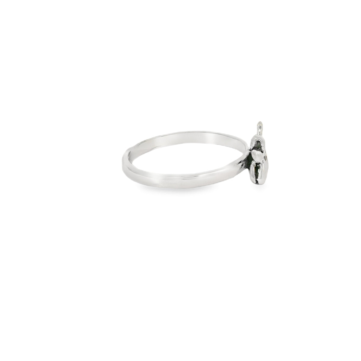 Sterling silver balloon dog ring