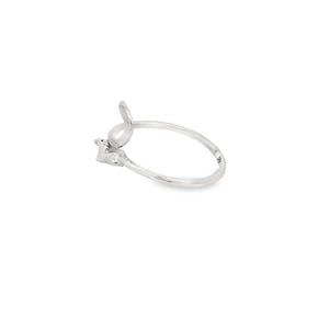 Sterling silver cat ring