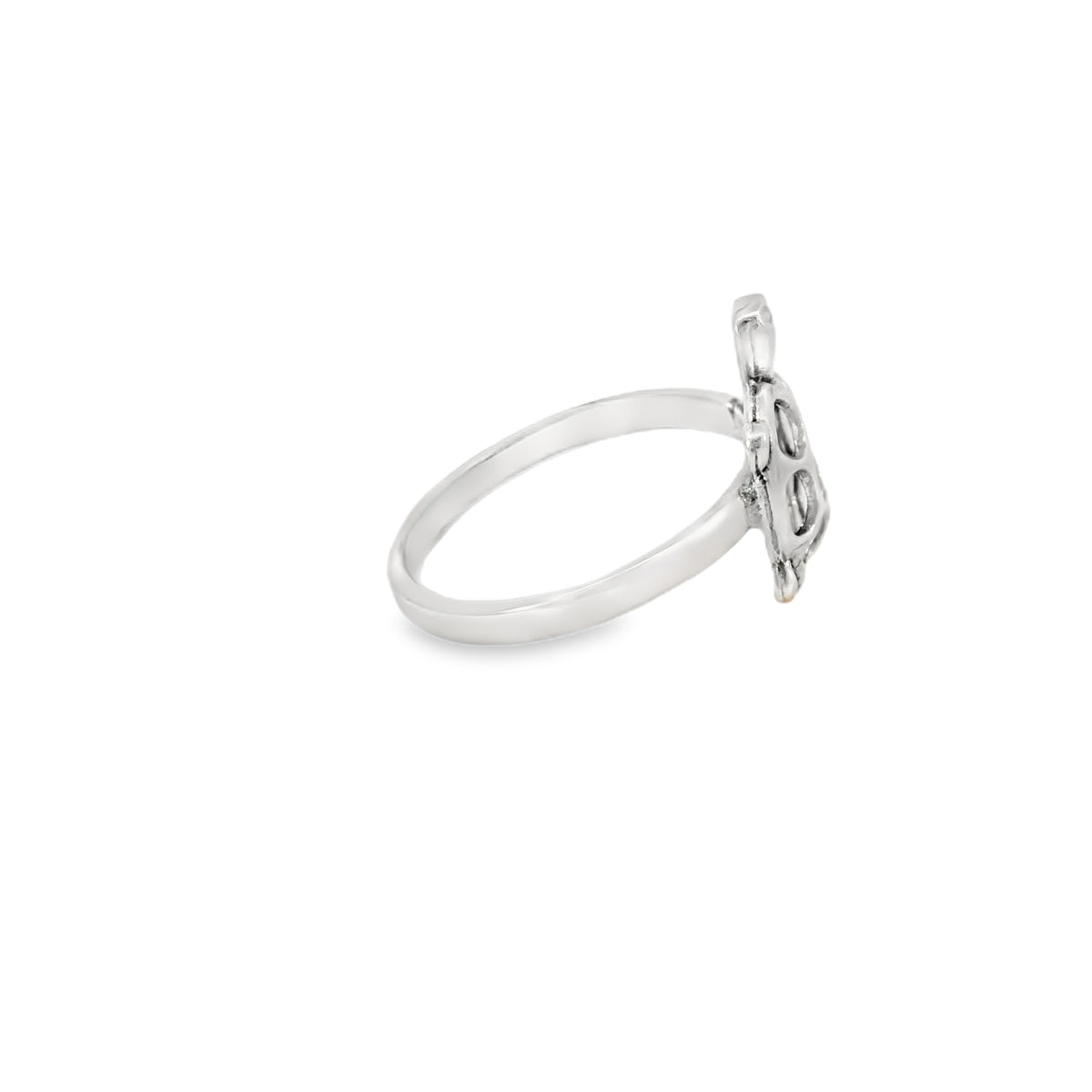 Sterling silver turtle ring