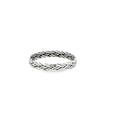 Sterling silver 925 basket weaver ring