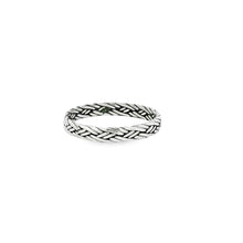 Load image into Gallery viewer, Sterling silver 925 basket weaver ring
