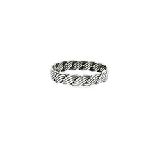 Load image into Gallery viewer, Sterling silver 925 basket weaver ring