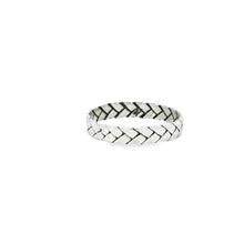 Load image into Gallery viewer, Sterling silver 925 basket weaver ring