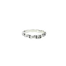 Load image into Gallery viewer, Sterling silver skull ring