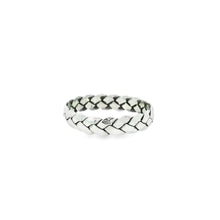 Load image into Gallery viewer, Sterling silver 925 basket weaver ring