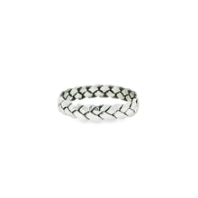 Load image into Gallery viewer, Sterling silver 925 basket weaver ring