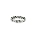 Sterling silver 925 basket weaver ring