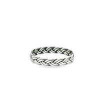 Load image into Gallery viewer, Sterling silver 925 basket weaver ring