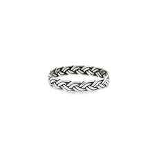 Load image into Gallery viewer, Sterling silver 925 basket weaver ring
