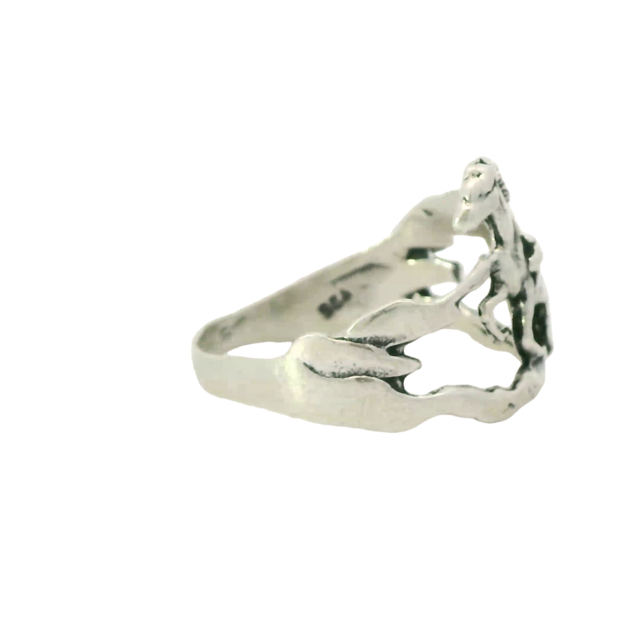 Sterling silver ring (Horses)