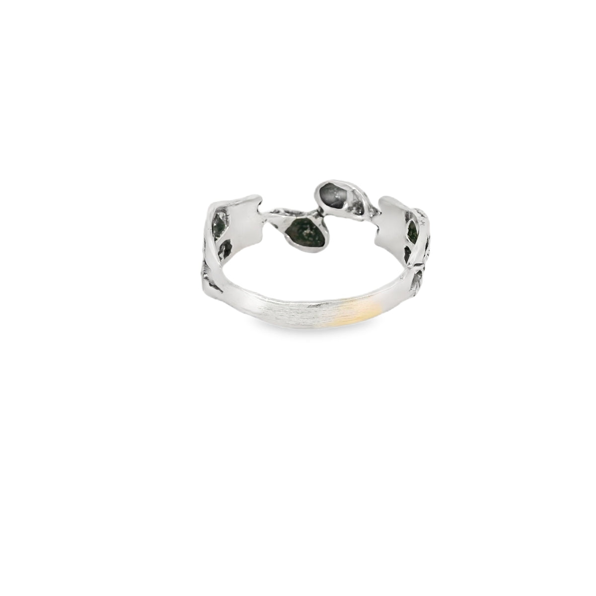 Sterling silver alien skeleton ring