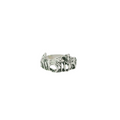 Sterling silver wolf pack ring