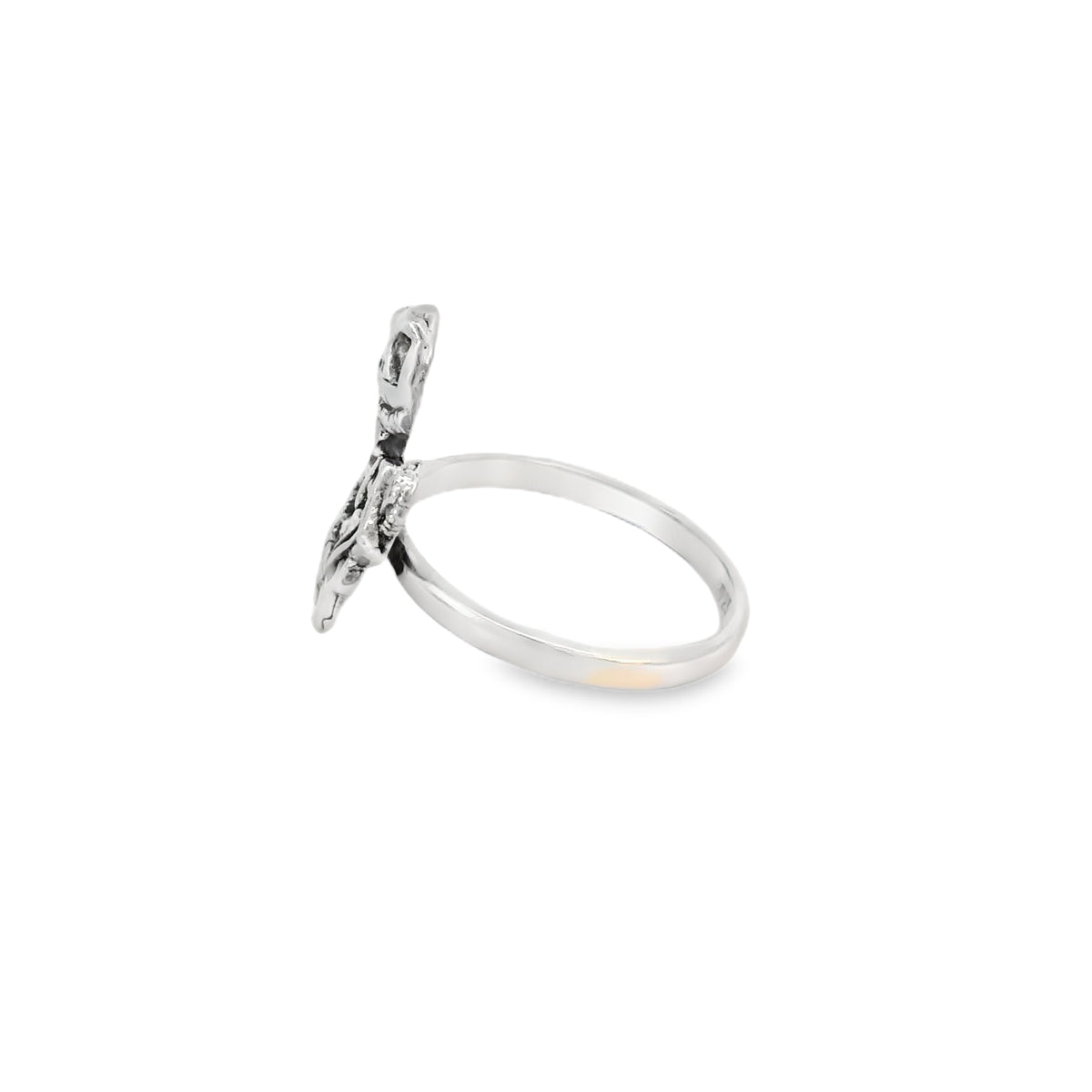 Sterling Silver skeleton / guitar ring