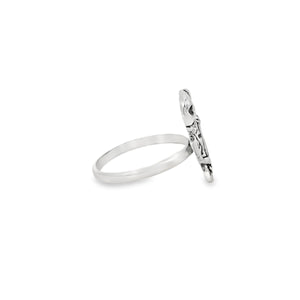 Sterling Silver skeleton / guitar ring