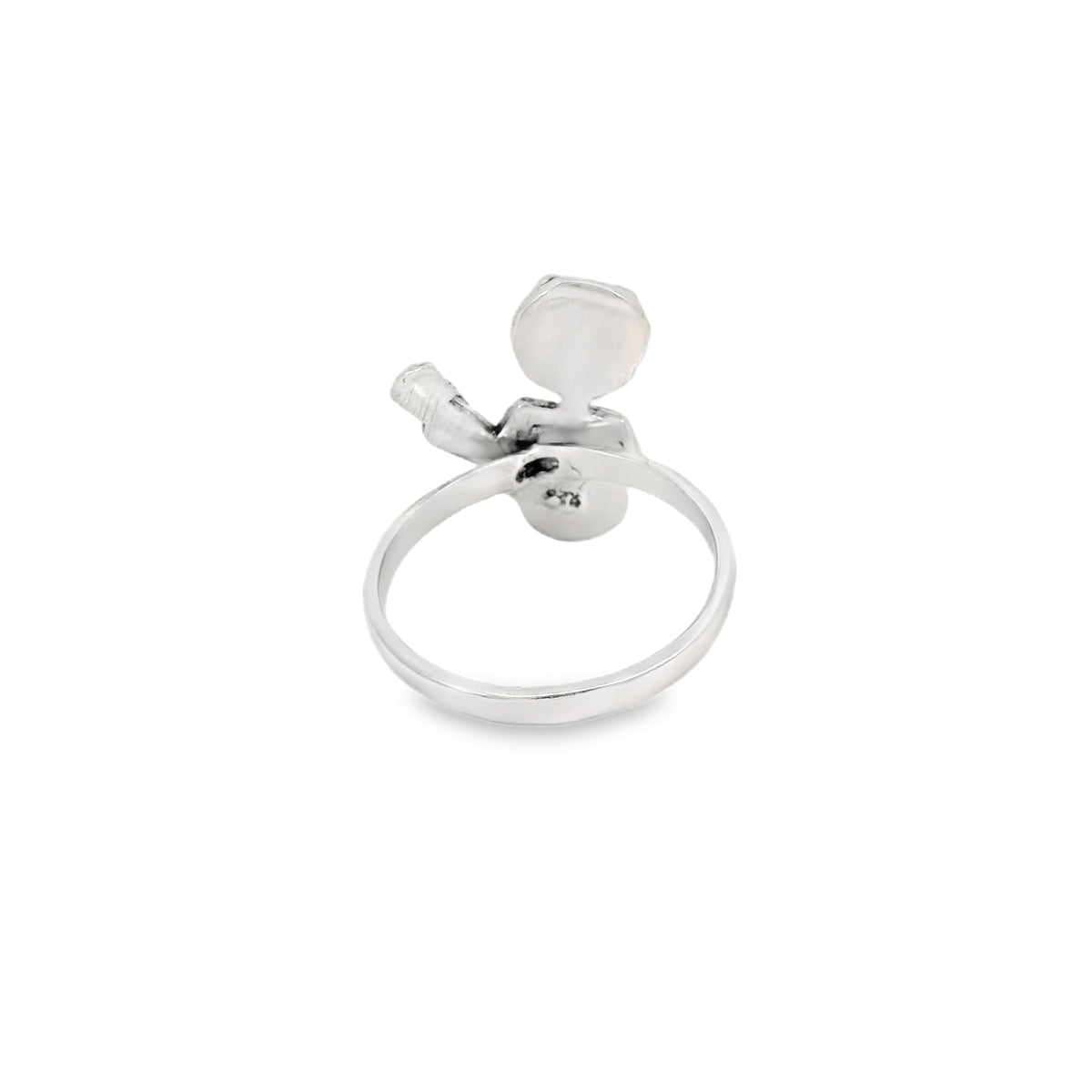 Sterling Silver skeleton / guitar ring