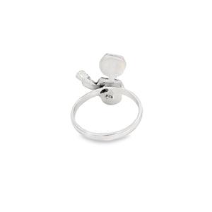 Sterling Silver skeleton / guitar ring