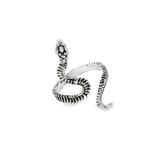 Load image into Gallery viewer, Sterling silver snake ring