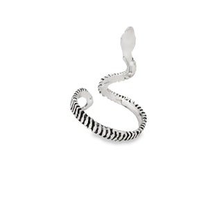 Sterling silver snake ring