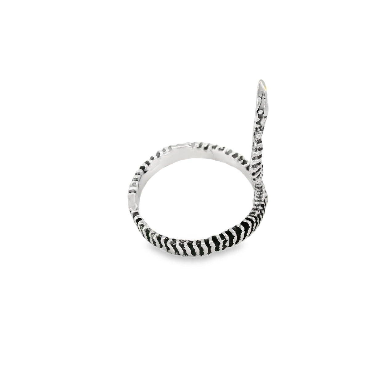 Sterling silver snake ring