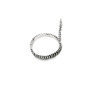 Sterling silver snake ring