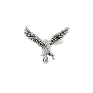 Sterling silver eagle ring