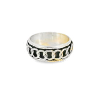 Load image into Gallery viewer, Sterling silver ring (Spinner chain)