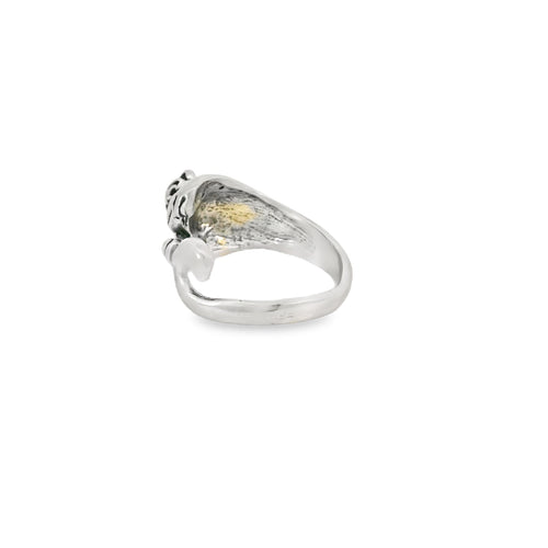 Sterling silver monkey ring