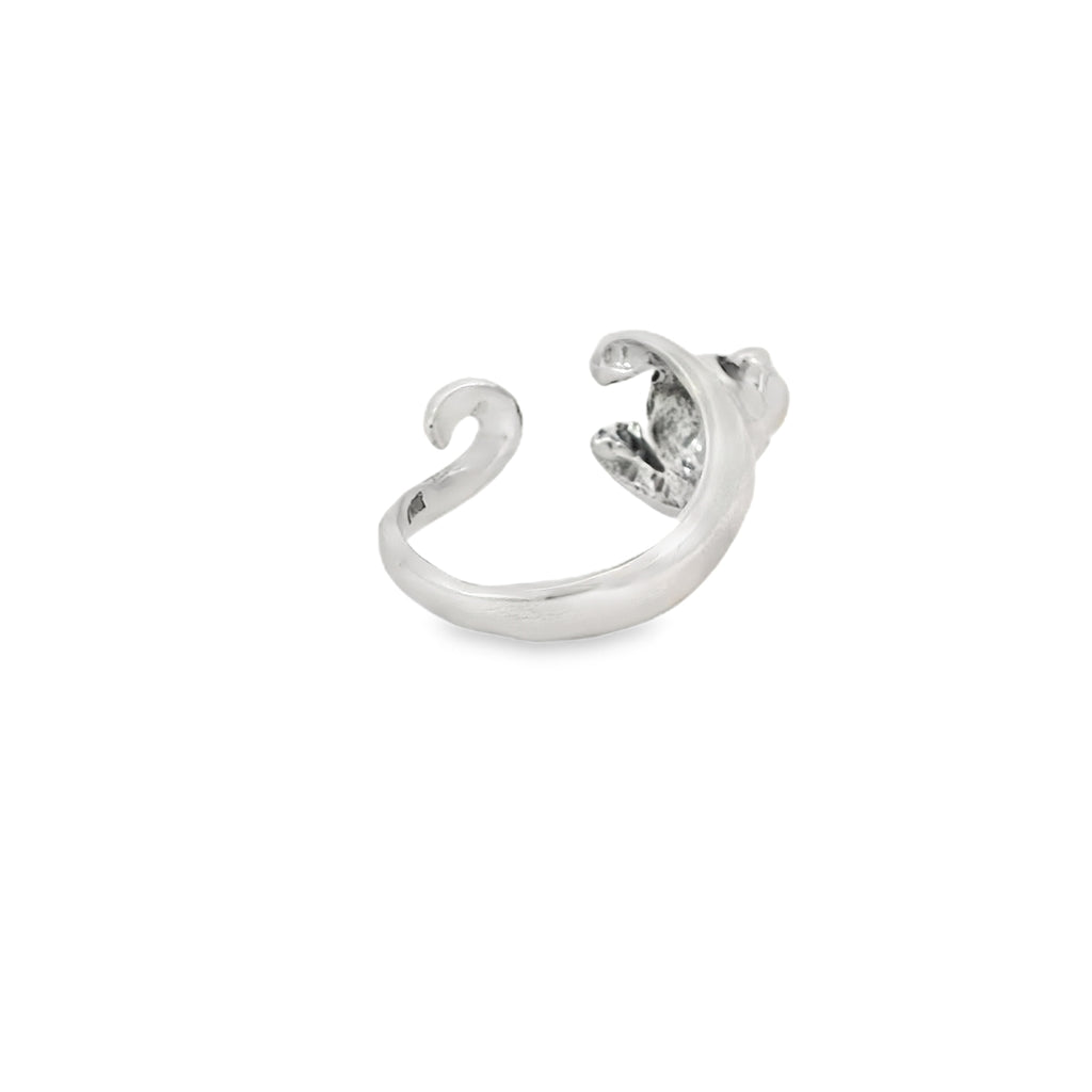 Sterling silver monkey ring