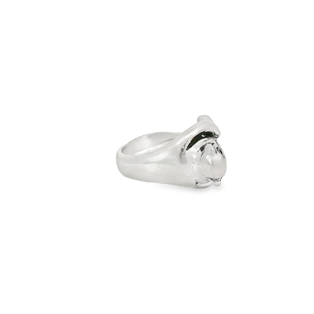Sterling silver monkey ring