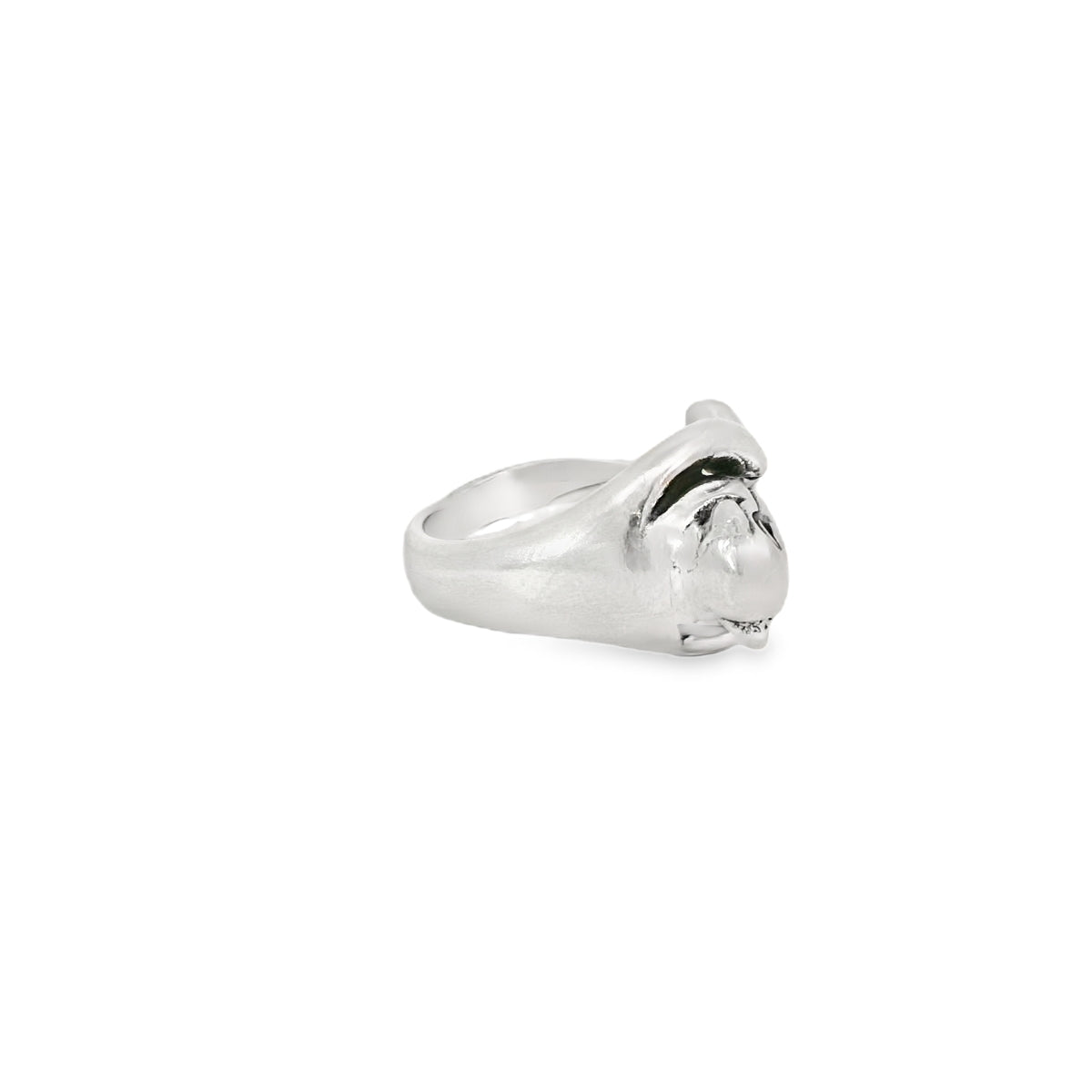 Sterling silver monkey ring