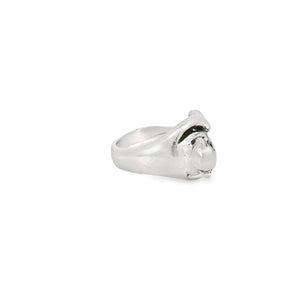 Sterling silver monkey ring