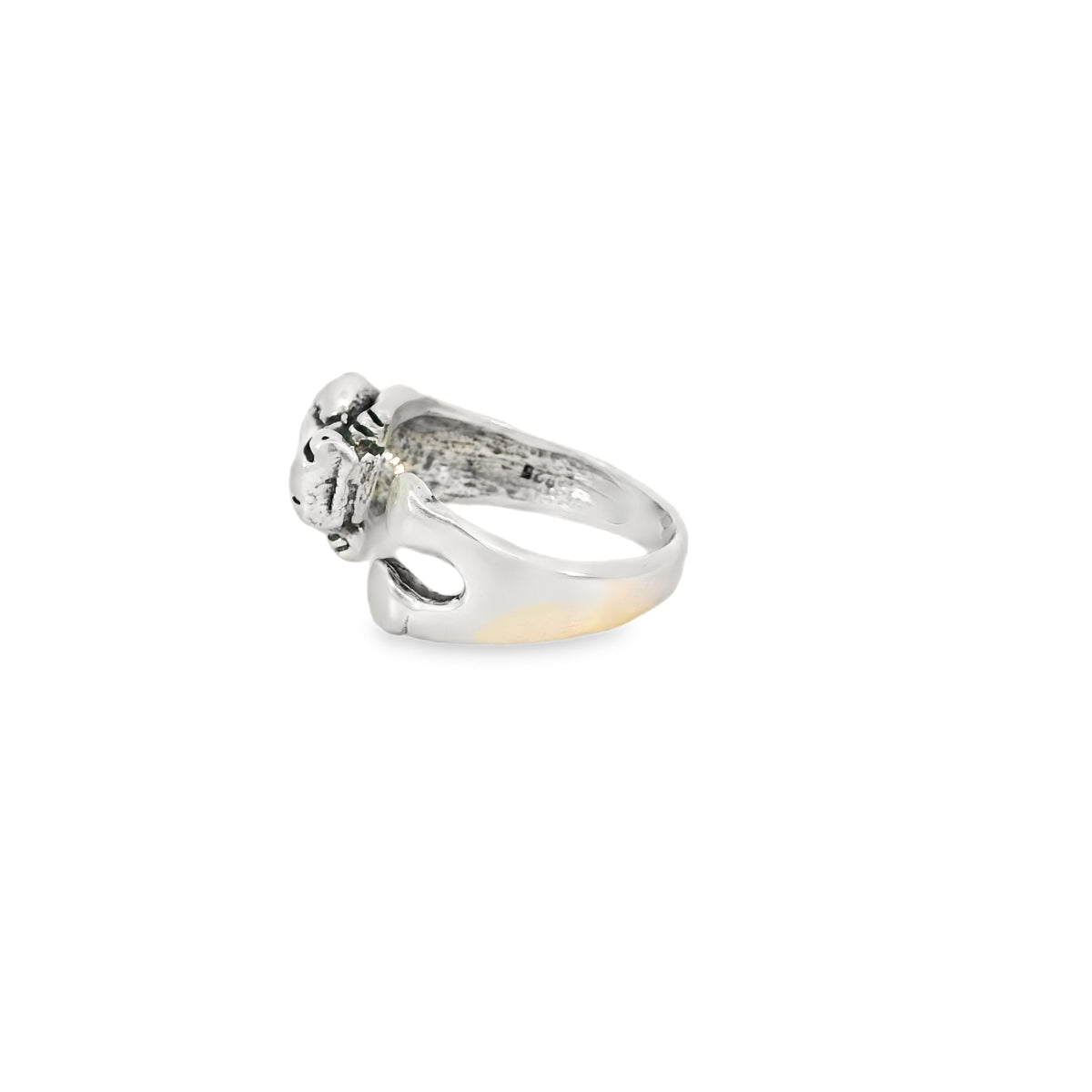 Sterling silver hippo ring