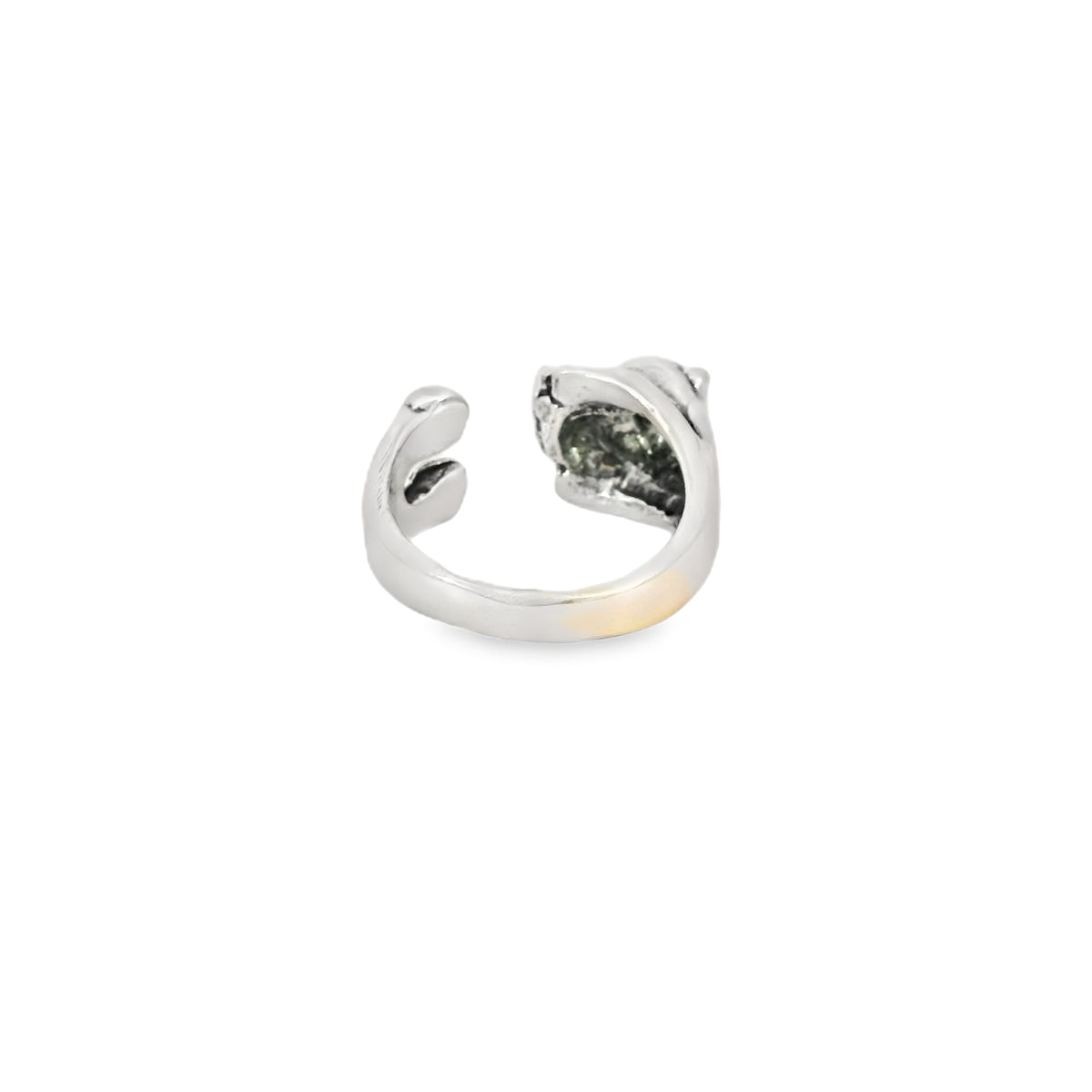 Sterling silver hippo ring
