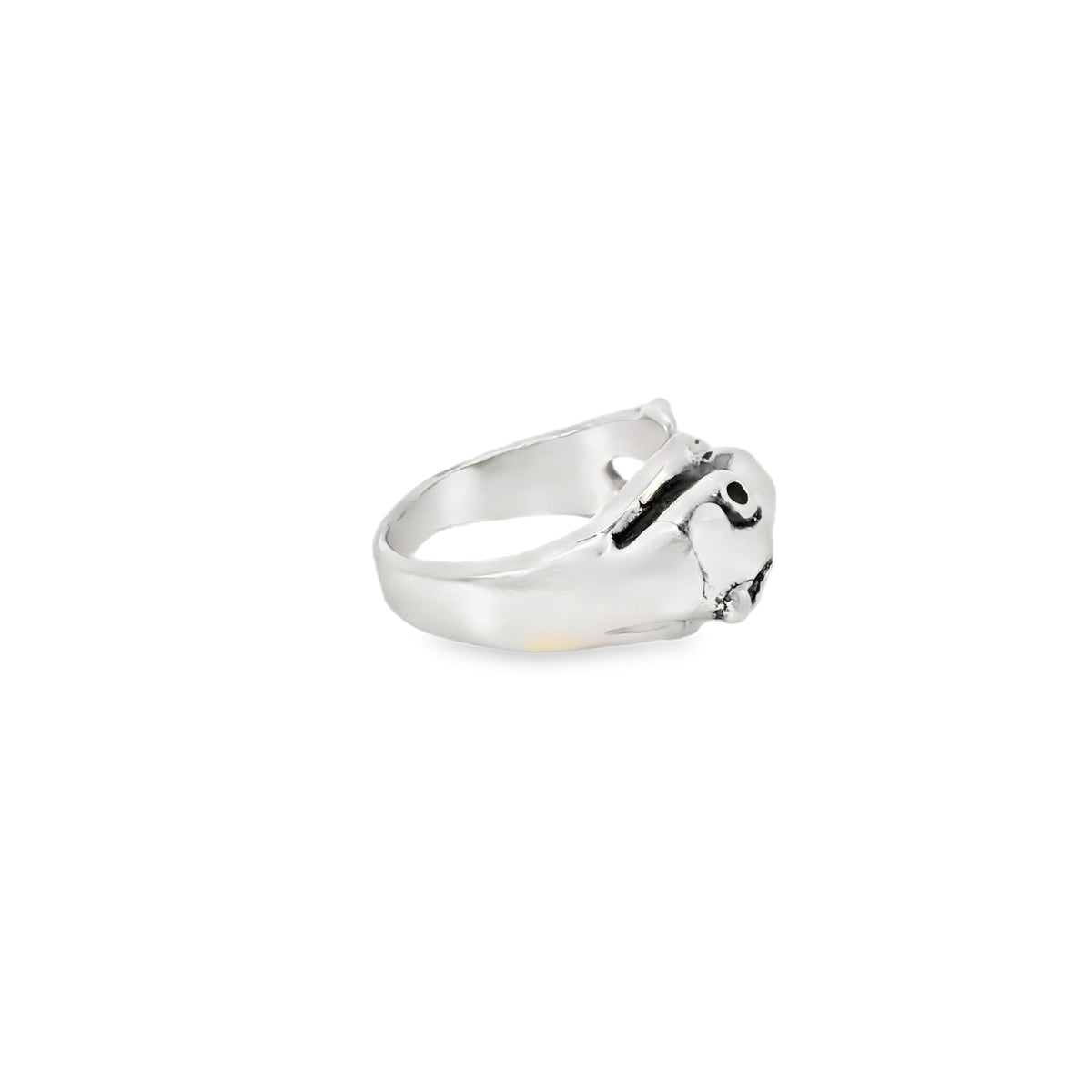 Sterling silver hippo ring