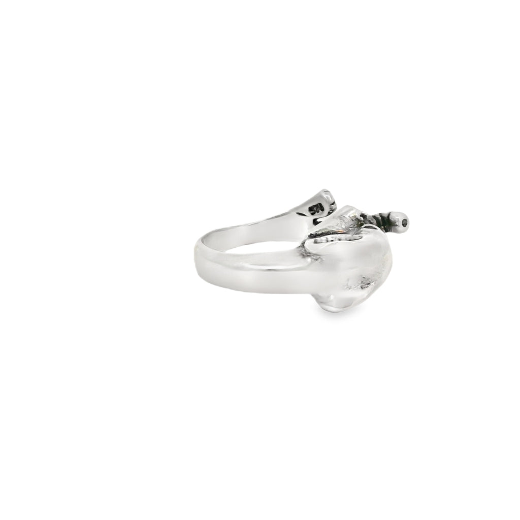 Sterling silver elephant ring