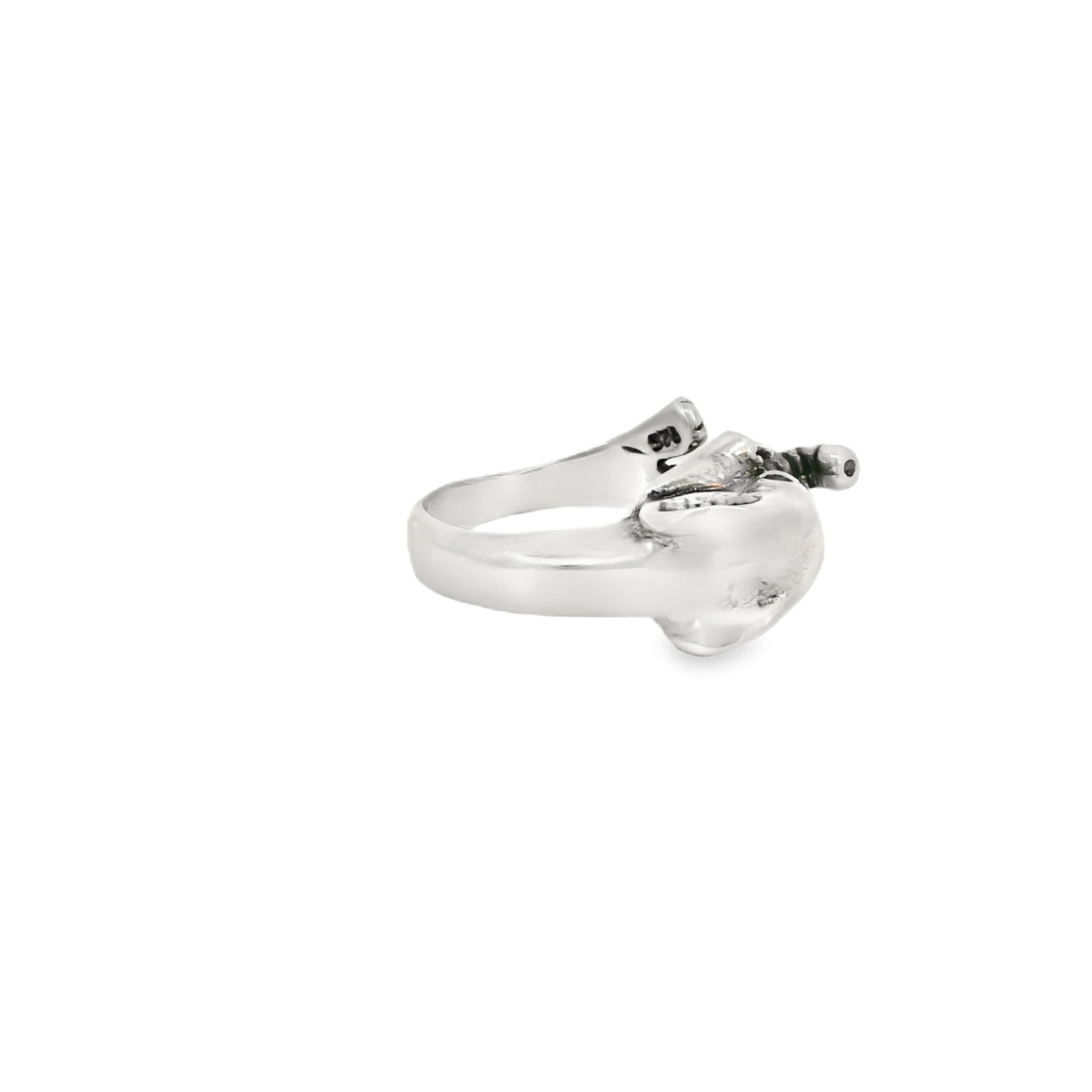 Sterling silver elephant ring