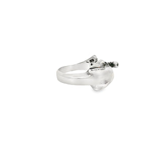 Sterling silver elephant ring
